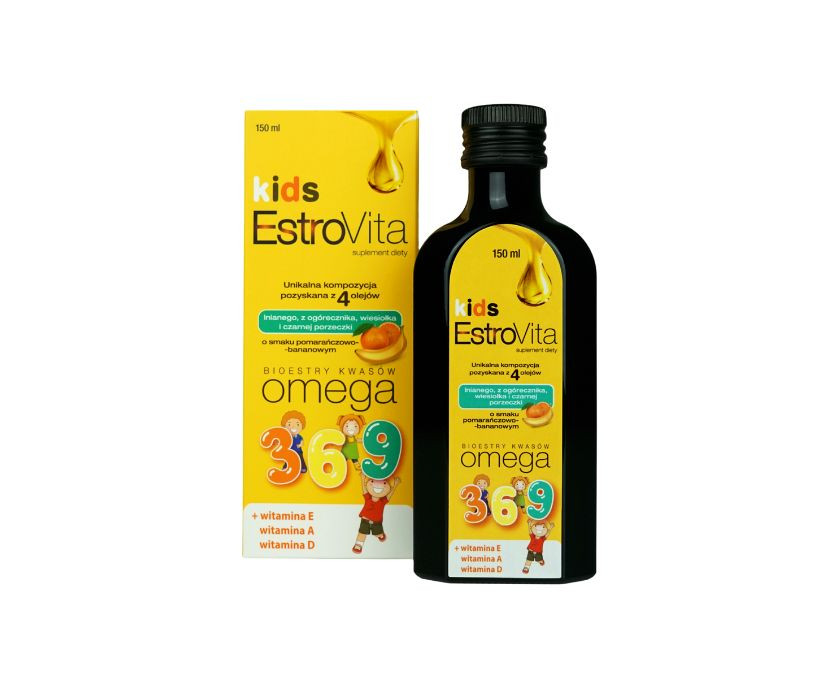 EstroVita Kids Banan - Pomarańcza 150 ml