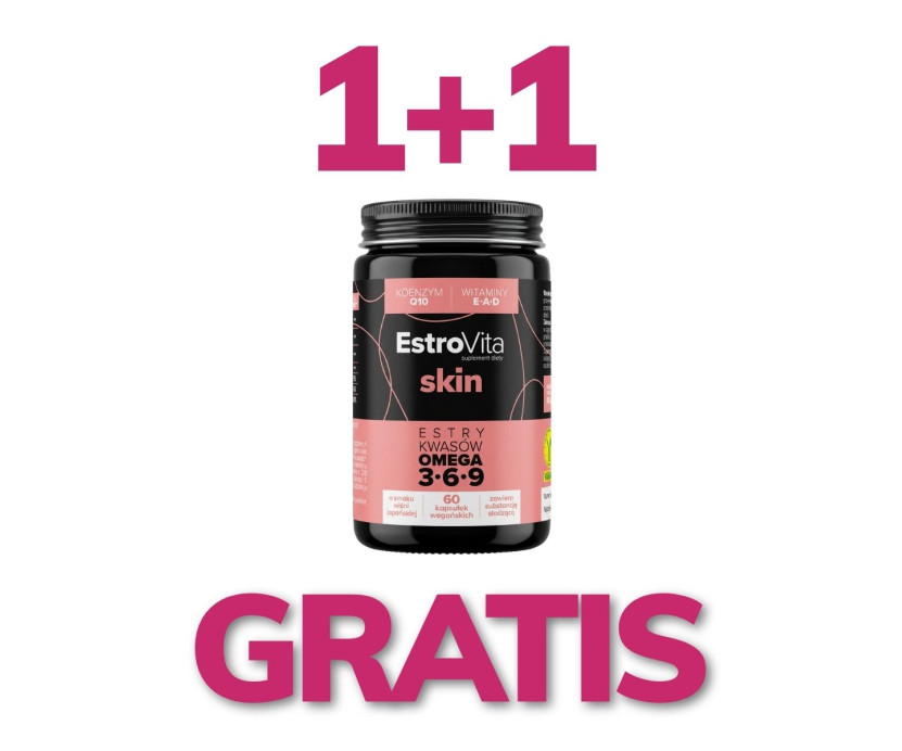 EstroVita Skin Cherry Sakura - 60 kapsułek - 1+1 GRATIS