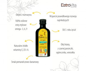 EstroVita Kids Banan - Pomarańcza 150 ml